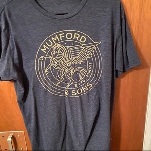 Mumford and Sons Shirt from 2015 Tour - L